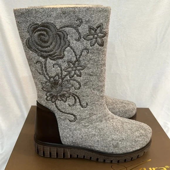 Azura by Spring Step Wool Mid Boots - Nehal - Picture 5 of 8